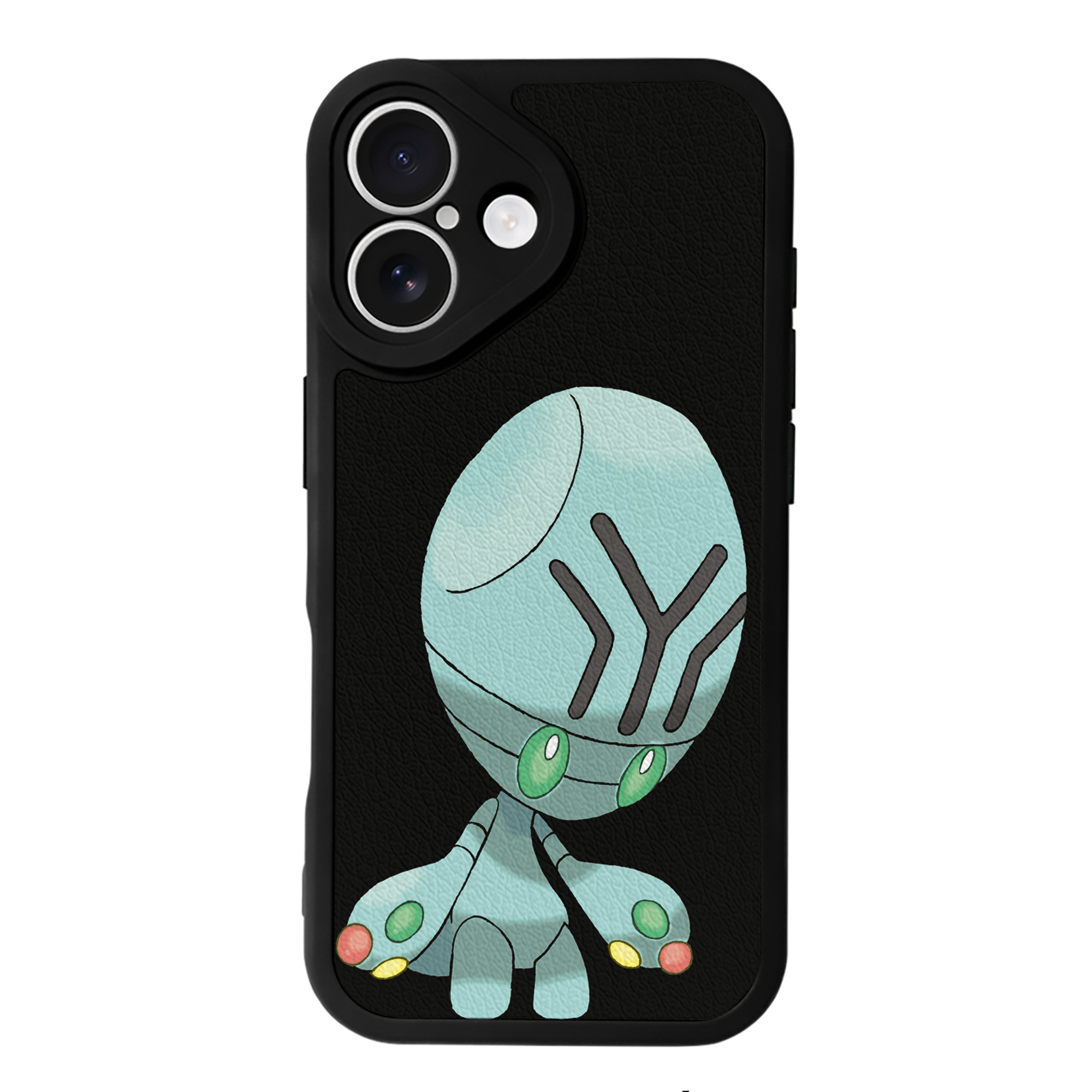 （画像用） ポケットモンスター Pokémon 【iPhone 16シリーズ対応】シリコンスマホケース（レザー調） 材質：シリコン